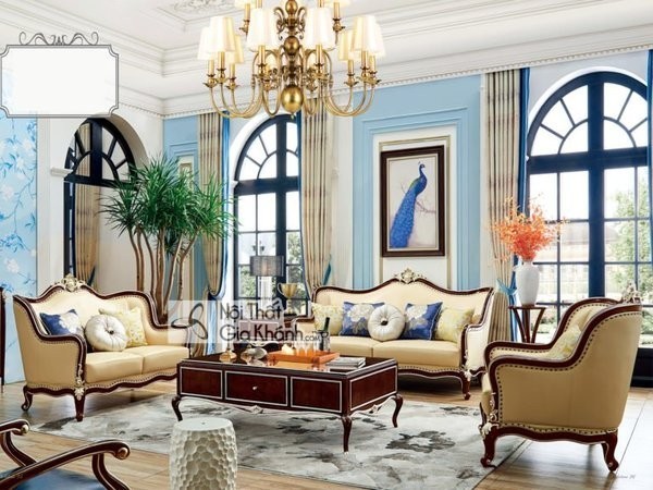 BỘ SOFA TÂN CỔ ĐIỂN 3 băng MBK308SF