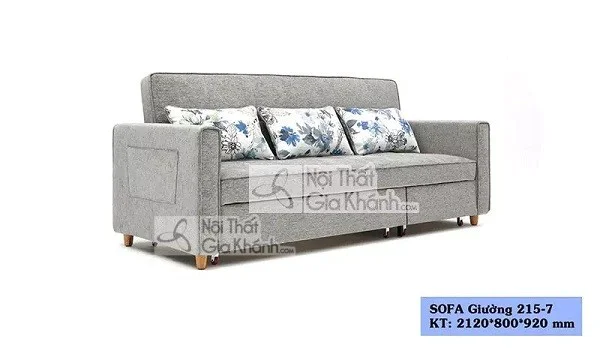 sofa toi gian mau xam SF215-7 khung go soi