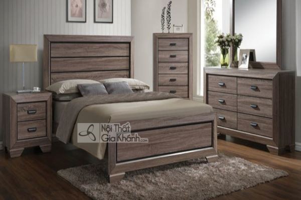 giường gỗ tự nhiên đẹp và hiện đại
