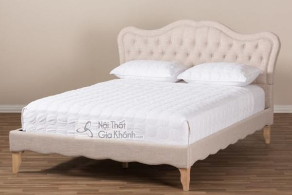 giường gỗ tự nhiên phong cách Pháp