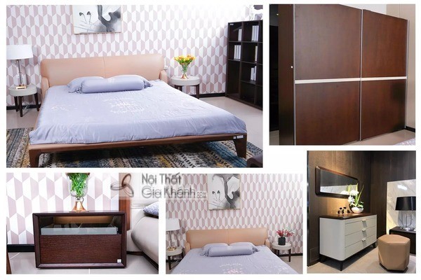 Giường ngủ gỗ hồ đào