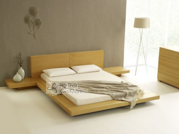 Giường ngủ màu vàng thiết kế xu hướng