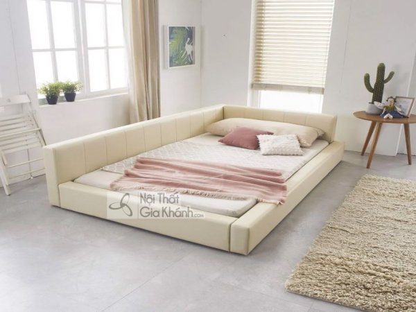 Giường ngủ màu trắng độc đáo