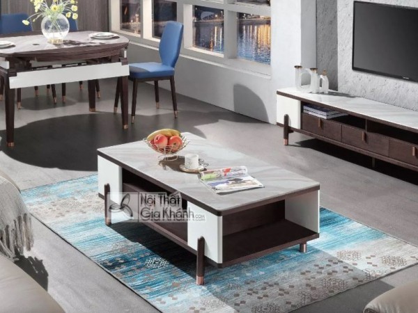 Bàn trà sofa mặt đá BT1907+72D-128