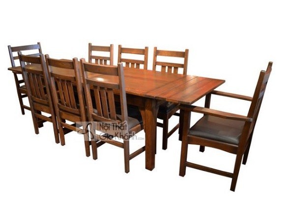 Bộ bàn ăn bằng gỗ đẹp, bộ bàn ghế ăn nhập khẩu cao cấp