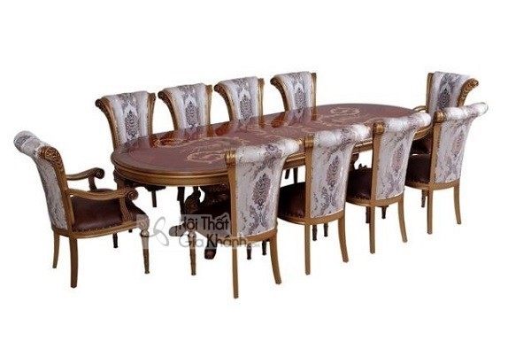 Bộ bàn ăn phong cách tân cổ điển sang trọng