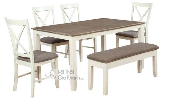 Bộ bàn ăn 5 ghế thiết kế đẹp mắt