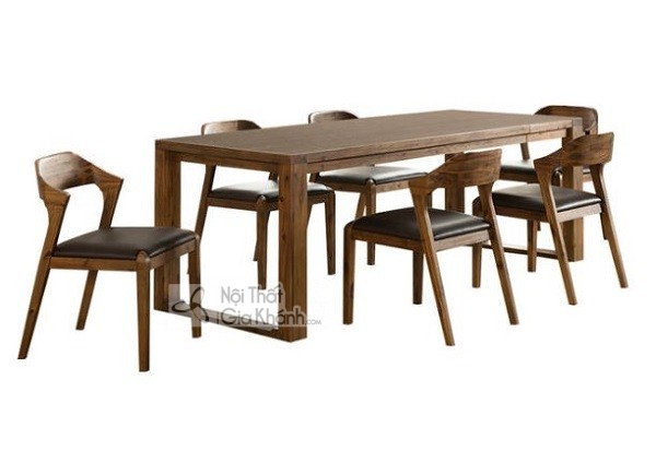Bộ bàn ghế ăn phong cách Ý hiện đại