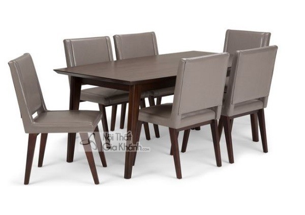 Bộ bàn ăn tối giản cho phòng khách hiện đại
