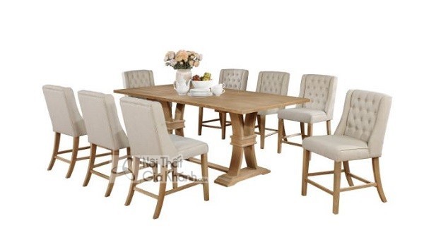 Bàn ăn 8 ghế đẹp mắt phong cách sang trọng