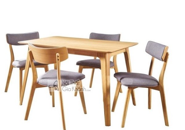 Bàn ăn 4 ghế đơn giản cho căn hộ