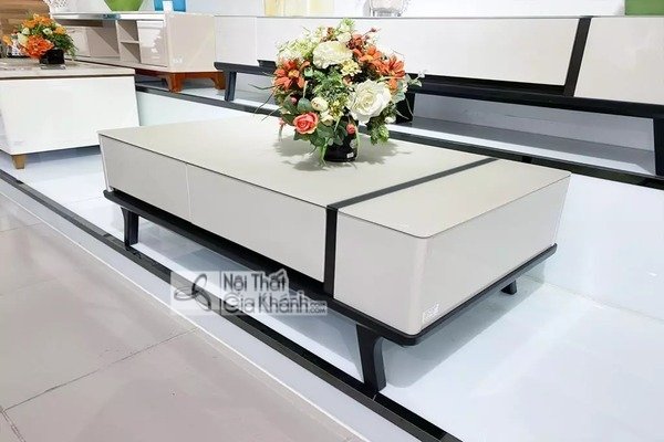 Mẫu bàn trà đẹp gọn gàng cho phòng khách nhỏ