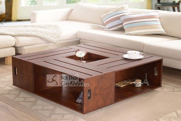 Kiểu dáng bàn trà đẹp thiết kế đơn giản cho phòng khách