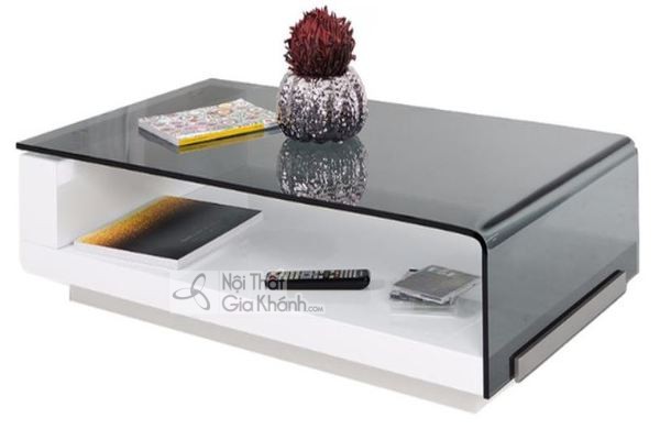 Bàn trà mặt đá BT811-1D-135 chân gỗ bệt màu nâu kem