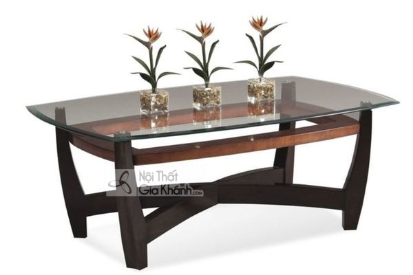 Mẫu bàn trà mặt kính đa dạng kiểu dáng tại Nội Thất Gia Khánh