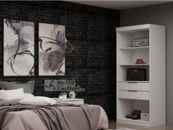 Tủ áo xếp gọn hiện đại cho phòng ngủ nhỏ