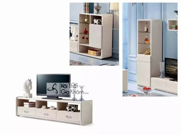 kệ tivi gỗ sồi cao cấp