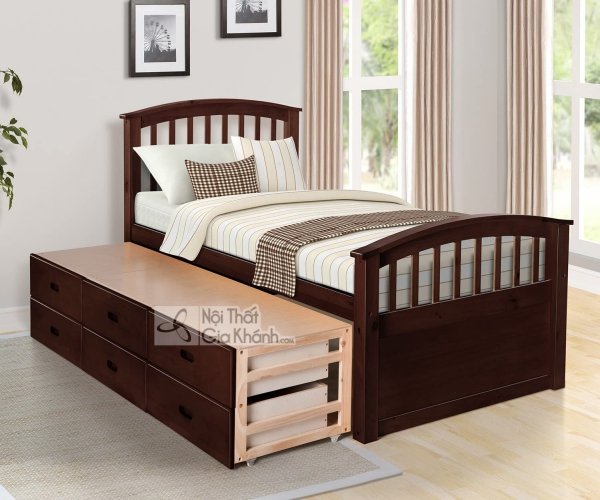 Giường hộp có phần hộc tách rời