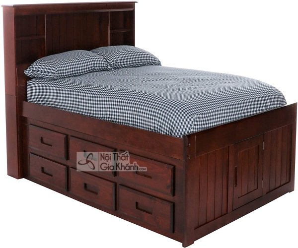 Giường có ngăn tủ kiểu truyền thống