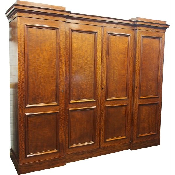 Tủ quần áo gỗ 4 cánh kích thước lớn cho phòng ngủ rộng