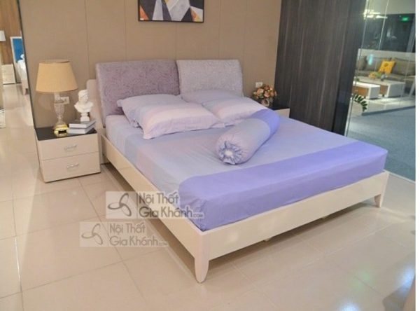 Giường ngủ đơn màu tím