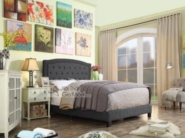 Thiết kế giường cho 1 người tân cổ điển