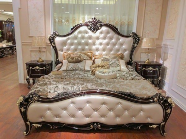 Mẫu giường ngủ đơn tân cổ điển tinh xảo