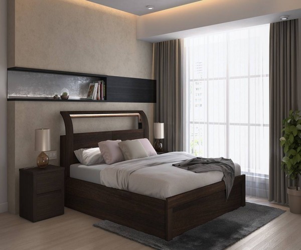 giường gỗ ghép