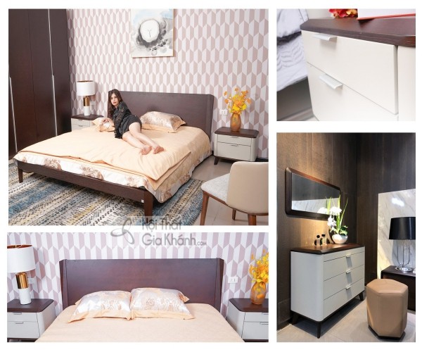 giường gỗ ghép