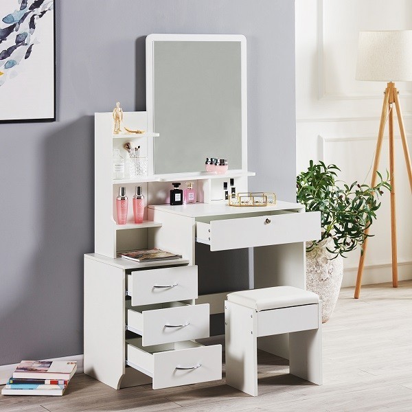 21+ mẫu bàn trang điểm chuyên nghiệp, bàn makeup studio có đèn led đẹp