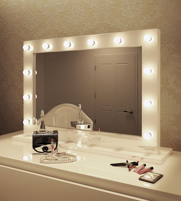 21+ mẫu bàn trang điểm chuyên nghiệp, bàn makeup studio có đèn led đẹp