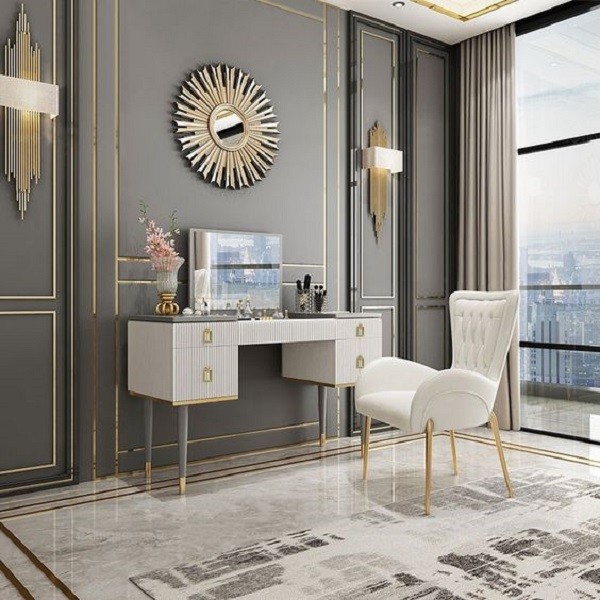 21+ mẫu bàn trang điểm chuyên nghiệp, bàn makeup studio có đèn led đẹp
