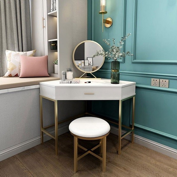 21+ mẫu bàn trang điểm chuyên nghiệp, bàn makeup studio có đèn led đẹp