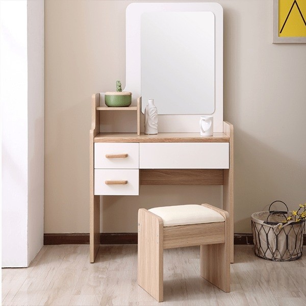 bàn trang điểm gỗ công nghiệp hiện đại