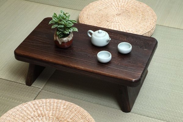 Bàn trà gỗ óc chó sang trọng