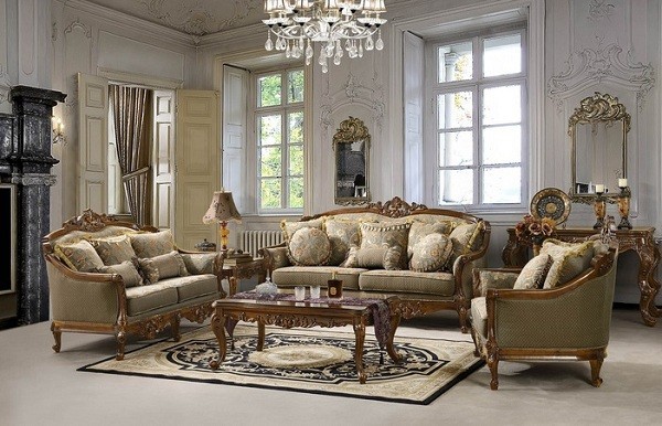Bàn trà tân cổ điển gỗ sồi cao cấp thu hút mọi ánh nhìn