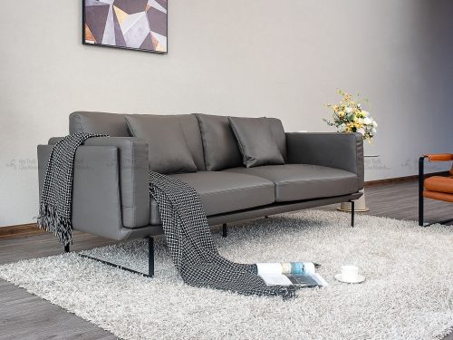 Sofa Phòng Khách Bọc Da Thật 100% SB0064T-3