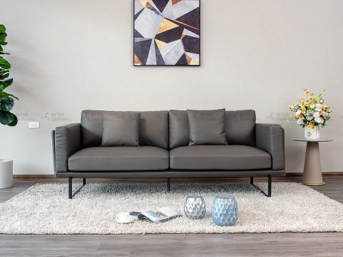 Sofa Phòng Khách Bọc Da Thật 100% SB0064T-3