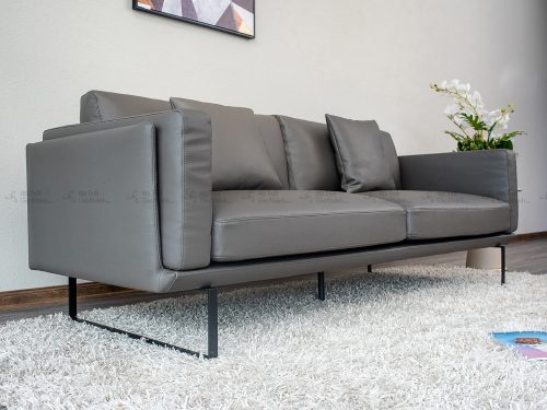 Sofa Phòng Khách Bọc Da Thật 100% SB0064T-3
