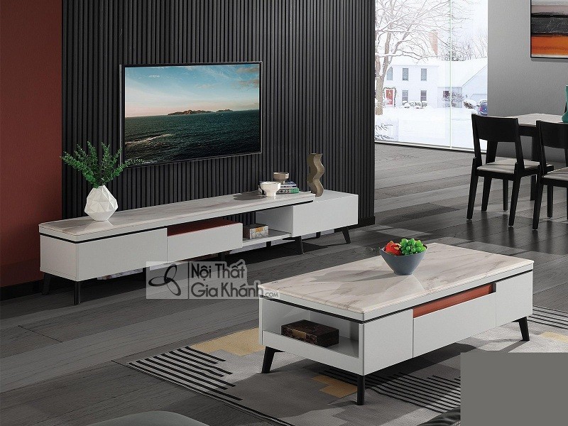 Kệ tivi nhỏ mini nhiều màu sắc và chất liệu cho phòng khách hiện đại