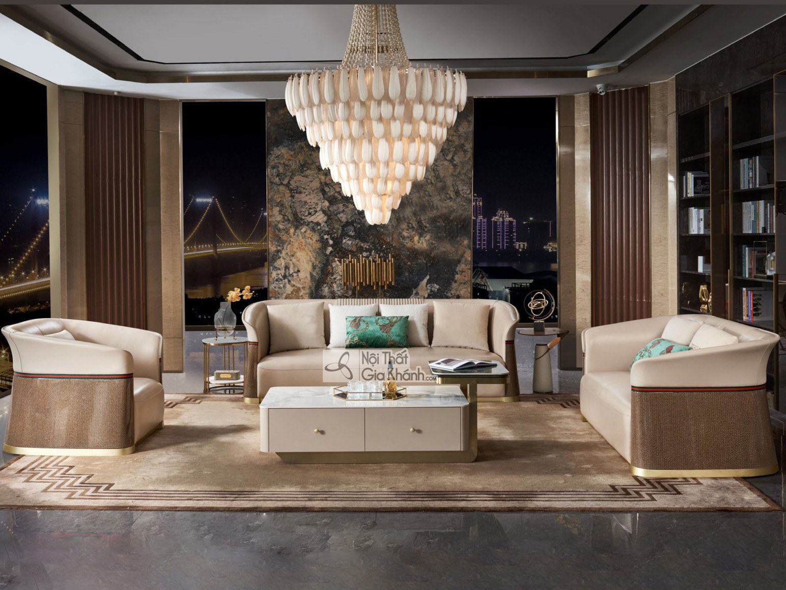Sofa Luxury Sang Trọng Cho Phòng Khách SBGD15-123