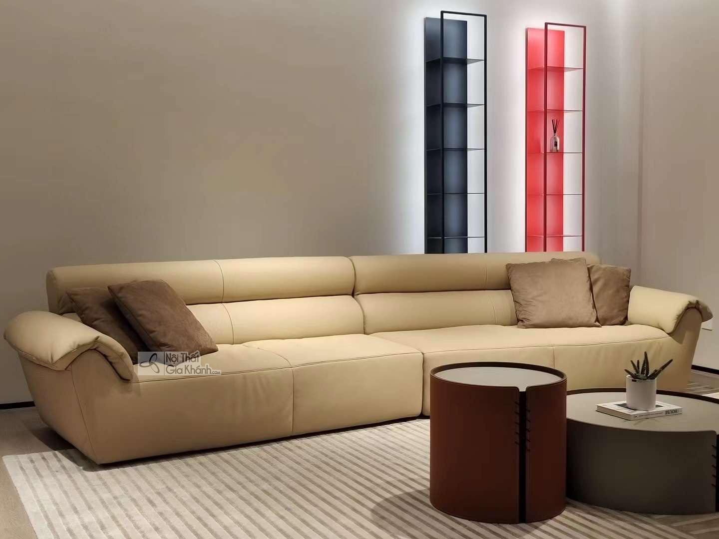 Sofa băng phong cách Ý cao cấp cho phòng khách hiện đại tại Gia Khánh