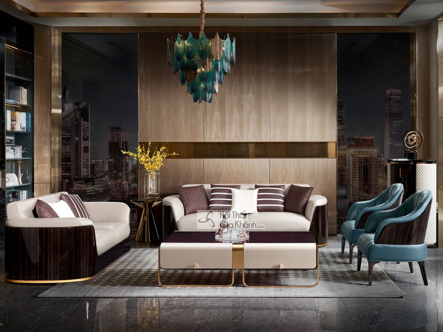 Sofa Thanh Lịch 1123 Luxury Cho Phòng Khách SBGD02