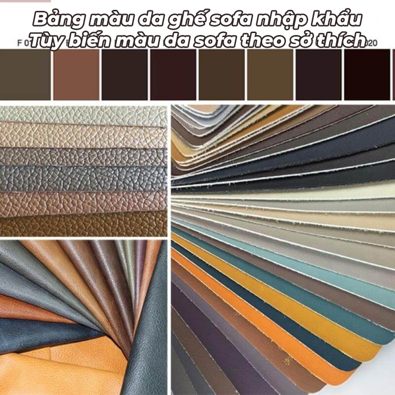 Bảng màu da ghế sofa