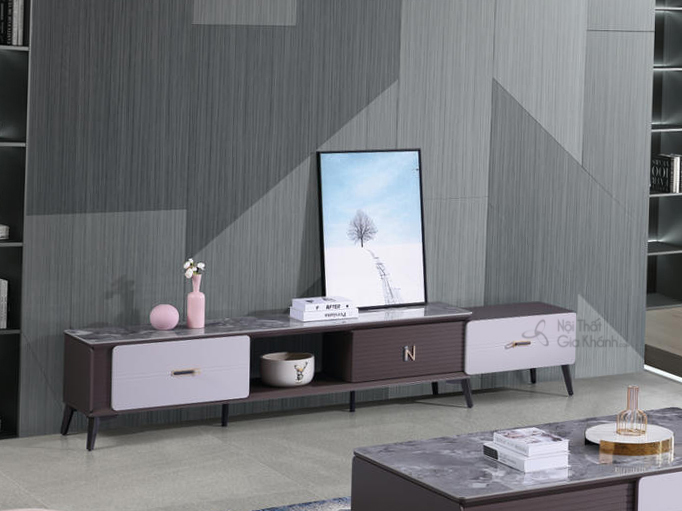 Kệ tivi gỗ MDF phủ Veneer