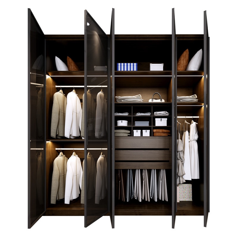 Tủ áo cánh kính cao cấp TU002CK
