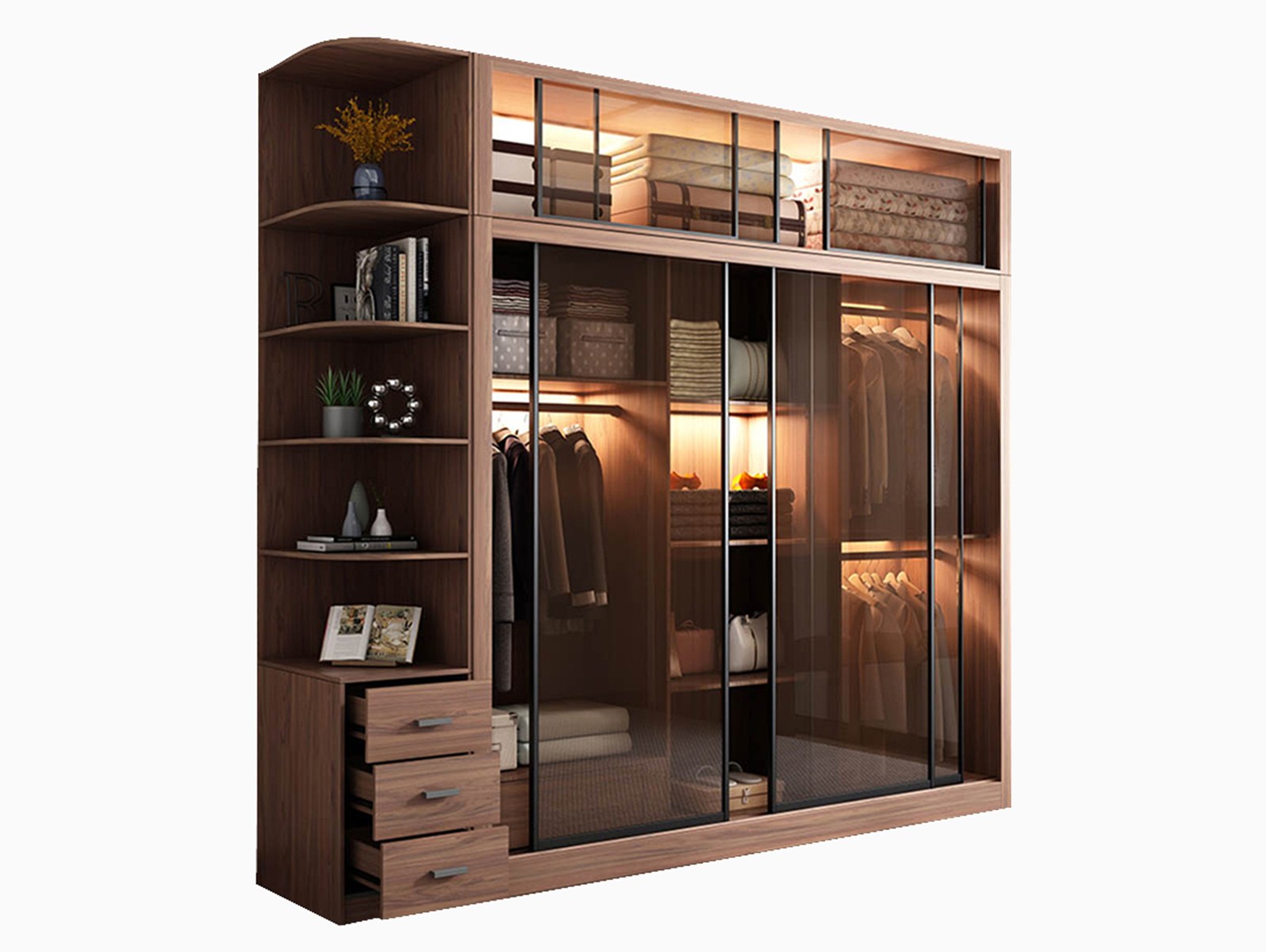 Tủ Quần Áo Phong Cách Châu Âu Cho Phòng Ngủ TU050CK