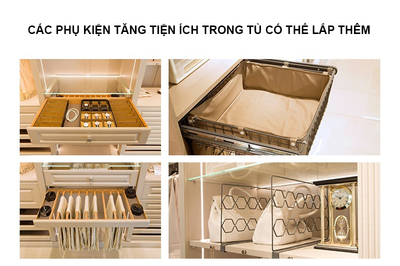 Tủ áo cánh kính TU001CK