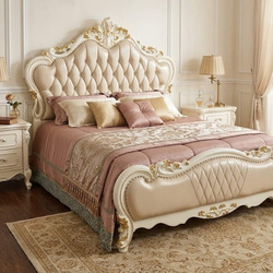 Giường Ngủ Tân Cổ Điển Nhập Khẩu Princess Élodie 1M8 GIB16-18