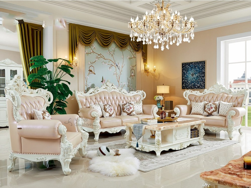 bo sofa tan co dien boc da cao cap bh8103